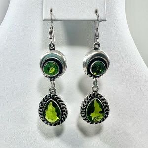 Peridot 925 Earrings
